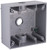 HUBBELL 5333-0 Weatherproof Box, 3 -Outlet, 1 -Gang, Aluminum, Gray, Powder-Coated [SKU: ORG1289099]