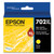 T702XL420-S (702XL) DURABrite Ultra High-Yield Ink, 950 Page-Yield, Yellow [SKU: EPST702XL420S]
