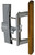 National Hardware V1363 Series N349-209 Handle and Latch Set, Keyed Key, Zinc, Aluminum [SKU: ORG7188675]