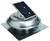 Master Flow Green Machine ERVSOLAR EcoSmart Roof Vent, 500 cfm Air, Steel, 2:12 to 12:12 Roof Pitch [SKU: ORG5997077]