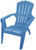 Gracious Living Adirondack II 11612-26ADI Adirondack Chair, 29-3/4 in W, 35-1/4 in D, 33-1/2 in H, Resin Seat [SKU: ORG8288615]