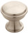 Amerock Westerly Series BP53718G10 Cabinet Knob, 1-3/16 in Projection, Zinc, Satin Nickel [SKU: ORG7389760]