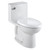 American Standard Compact Cadet 3 2403128.020 Elongated Toilet, Elongated Bowl, 3 in Flush Valve Flushing System, White [SKU: ORG6399265]