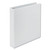 Earth's Choice Biobased D-Ring View Binder, 3 Rings, 1.5" Capacity, 11 x 8.5, White [SKU: SAM16957]