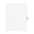 Avery-Style Preprinted Legal Side Tab Divider, 26-Tab, Exhibit F, 11 x 8.5, White, 25/Pack, (1376) [SKU: AVE01376]