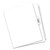 Preprinted Legal Exhibit Side Tab Index Dividers, Avery Style, 27-Tab, A to Z, 11 x 8.5, White, 1 Set [SKU: AVE11374]