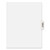 Preprinted Legal Exhibit Side Tab Index Dividers, Avery Style, 25-Tab, Table Of Contents, 11 x 8.5, White, 25/Pack [SKU: AVE11910]