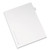 Preprinted Legal Exhibit Side Tab Index Dividers, Allstate Style, 26-Tab, V, 11 x 8.5, White, 25/Pack [SKU: AVE82184]
