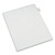 Preprinted Legal Exhibit Side Tab Index Dividers, Allstate Style, 10-Tab, 5, 11 x 8.5, White, 25/Pack [SKU: AVE82203]