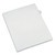 Preprinted Legal Exhibit Side Tab Index Dividers, Allstate Style, 10-Tab, 7, 11 x 8.5, White, 25/Pack [SKU: AVE82205]