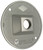 HUBBELL 5193-5 Cluster Cover, 4-1/8 in Dia, 4-1/8 in W, Round, Zinc, Gray, Powder-Coated [SKU: ORG1306000]