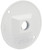 HUBBELL 5193-6 Cluster Cover, 4-1/8 in Dia, 4-1/8 in W, Round, Metal, White, Powder-Coated [SKU: ORG0920959]