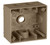 TEDDICO/BWF 2504AB-1 Outlet Box, 2 -Gang, 4 -Knockout, 4-1/2 in Knockout, Metal, Bronze, Powder-Coated [SKU: ORG1718097]