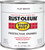 RUST-OLEUM STOPS RUST 7790730 Protective Enamel, Flat, White, 0.5 pt Can [SKU: ORG7561541]
