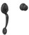 Schlage FE285 G PLY 622 Handleset, 2 Grade, Metal/Zinc, Matte Black, 2-3/8, 2-3/4 in Backset, Residential [SKU: ORG5556584]