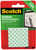 Scotch 111-24 Mounting Square, 1 in L, 1 in W, White [SKU: ORG8575227]