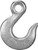 Campbell T9100424 Eye Slip Hook, 1/4 in, 1300 lb Working Load, 43 Grade, Steel, Zinc [SKU: ORG8220584]