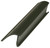 Make-2-Fit P 7816 Glass Retainer, 19/32 in W, 3/8 in Thick, 72 in L, Vinyl, Black [SKU: ORG1557461]