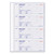 Receipt Book, Two-Part Carbonless, 7 x 2.75, 4 Forms/Sheet, 400 Forms Total [SKU: RED8L816]