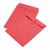 Colored Paper String and Button Interoffice Envelope, #97, One-Sided Five-Column Format, 10 x 13, Red, 100/Box [SKU: QUA63574]