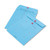 Colored Paper String and Button Interoffice Envelope, #97, One-Sided Five-Column Format, 10 x 13, Blue, 100/Box [SKU: QUA63577]