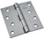 National Hardware N140-681 Utility Hinge, 4 in W Frame Leaf, 0.11 in Thick Frame Leaf, Steel, Steel, Riveted Pin, 70 lb [SKU: ORG7175714]