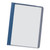 Clear Front Report Covers with Fasteners, Three-Prong Fastener, 0.5" Capacity,8.5 x 11, Clear/Dark Blue, 25/Box [SKU: UNV56138]