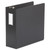 Deluxe Non-View D-Ring Binder with Label Holder, 3 Rings, 4" Capacity, 11 x 8.5, Black [SKU: UNV20706]