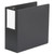 Deluxe Non-View D-Ring Binder with Label Holder, 3 Rings, 5" Capacity, 11 x 8.5, Black [SKU: UNV20714]