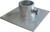 Multinautic 11107 Base Plate, Galvanized Steel, For: Stationary Dock or a Gangway [SKU: ORG4715488]