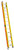 WERNER GLIDESAFE T6200-2GS Series T6224-2GS Extension Ladder, 23 ft H Reach, 300 lb, 24-Step, Fiberglass, Orange/Yellow [SKU: ORG7440001]