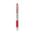 EasyTouch Ballpoint Pen, Retractable, Fine 0.7 mm, Red Ink, Clear Barrel, Dozen [SKU: PIL32212]