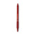 Soft Feel Ballpoint Pen, Retractable, Medium 1 mm, Red Ink, Red Barrel, Dozen [SKU: BICSCSM11RD]