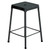 Counter-Height Steel Stool, Backless, Supports Up to 250 lb, 25" Seat Height, Black [SKU: SAF6605BL]