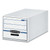STOR/DRAWER Basic Space-Savings Storage Drawers, Legal Files, 16.75" x 19.5" x 11.5", White/Blue, 6/Carton [SKU: FEL00722]