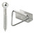 Make-2-Fit PL 7762 Bottom Latch, Aluminum, Mill, Silver, For: 7/16 in Screen Frame [SKU: ORG0133959]