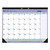 Academic Monthly Desk Pad Calendar, 21.25 x 16, White/Blue/Green, Black Binding/Corners, 13-Month (July-July): 2023 to 2024 [SKU: REDCA181731]