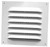 Duraflo 620808 Gable Vent, 10.12 in L, 10.855 in W, Polypropylene, White [SKU: ORG7510266]