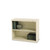 Metal Bookcase, Two-Shelf, 34.5w x 13.5d x 28h, Putty [SKU: TNNB30PY]