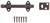 ProSource 23260VB-PS Surface Bolt, 0.7 in Bolt Head, 4 in L Bolt, Venetian Bronze [SKU: ORG4905139]