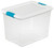 Sterilite 14958006 Latching Box, Plastic, Clear/White, 16-1/4 in L, 11-1/4 in W, 11-5/8 in H [SKU: ORG4387130]