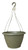 Southern Patio HH1224OG Weave Hanging Basket, Poly Resin, Olive Green [SKU: ORG0942227]