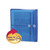Poly String and Button Interoffice Envelopes, Open-Side (Horizontal), 9.75 x 11.63, Transparent Blue, 5/Pack [SKU: SMD89522]