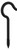 National Hardware N820-106 Hook, 35 lb Working Load, #6, Steel, Black, Storm Shine [SKU: ORG7454473]