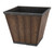 Landscapers Select S17050410-01-B Square Barn Planter, 10 in W, Square, High-Density Resin, Brown, Brown [SKU: ORG8323446]