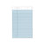 Prism + Colored Writing Pads, Narrow Rule, 50 Pastel Blue 5 x 8 Sheets, 12/Pack [SKU: TOP63020]