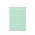 Prism + Colored Writing Pads, Narrow Rule, 50 Pastel Green 5 x 8 Sheets, 12/Pack [SKU: TOP63090]