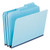 Pressboard Expanding File Folders, 1/3-Cut Tabs: Assorted, Letter Size, 1" Expansion, Blue, 25/Box [SKU: PFX9200T13]