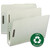 Recycled Pressboard Fastener Folders, 3" Expansion, 2 Fasteners, Letter Size, Gray-Green Exterior, 25/Box [SKU: SMD15005]