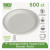 Renewable and Compostable Sugarcane Plates, 9" dia, Natural White, 500/Carton [SKU: ECOEPP013]